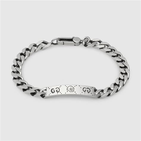 gucci 455305 j8400 0701|GucciGhost chain bracelet .